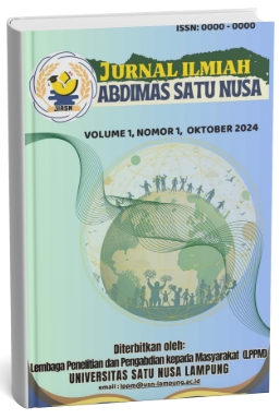Jurnal Ilmiah Abdimas Satu Nusa