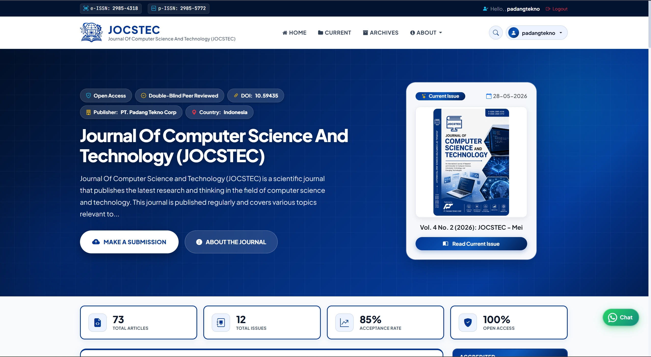 Technology OJS Theme