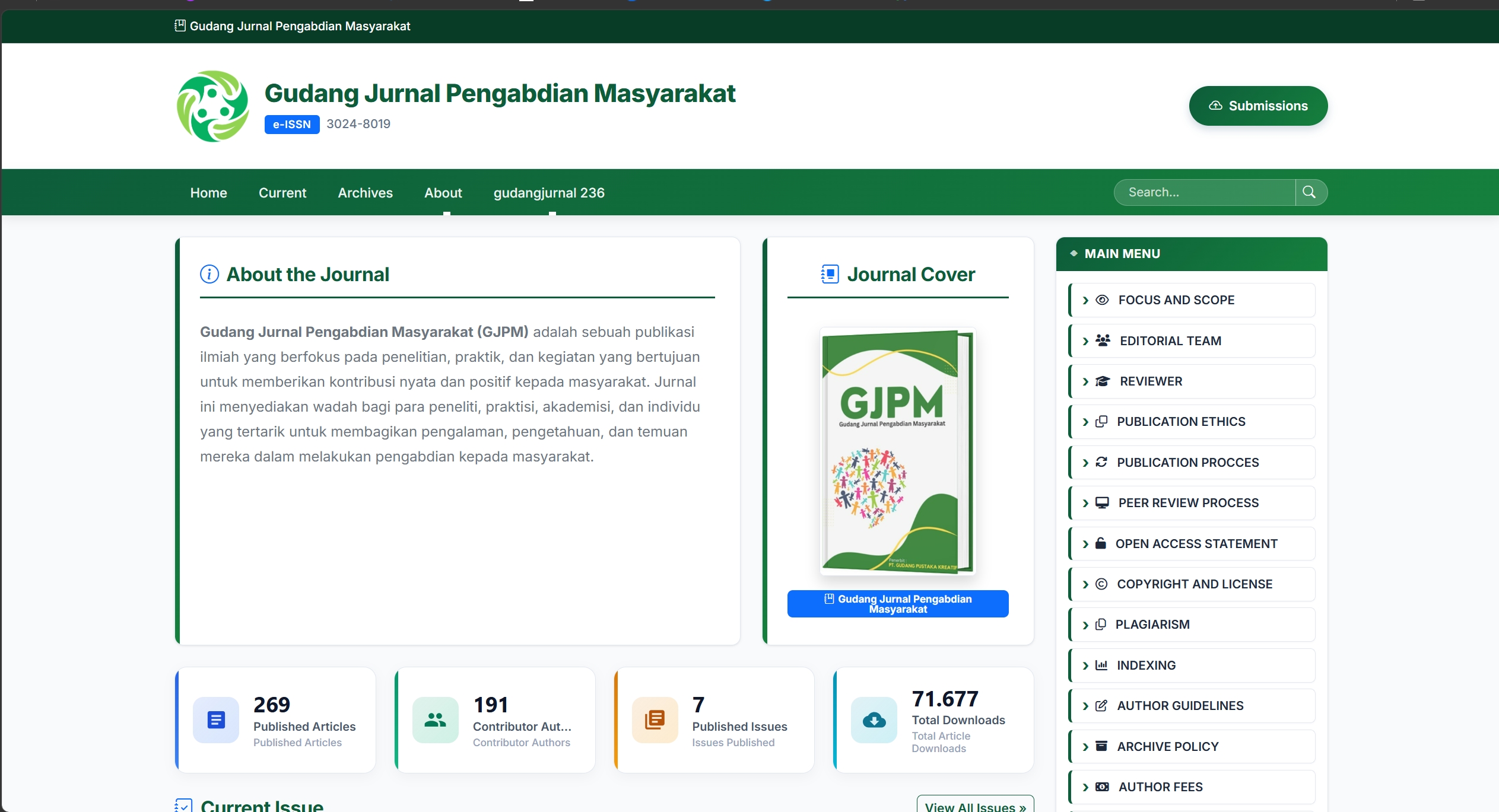 Academic Bootstrap 5 Theme OJS